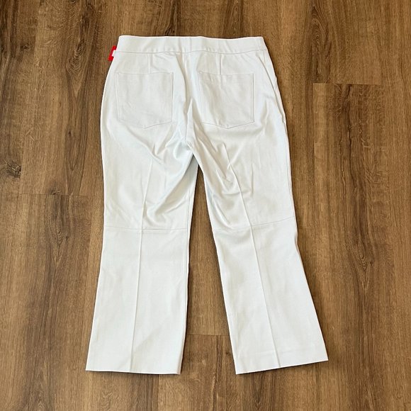 NEW Spanx On-the-Go Kick Flare Pant with Ultimate Opacity Technology in White - Picture 10 of 11